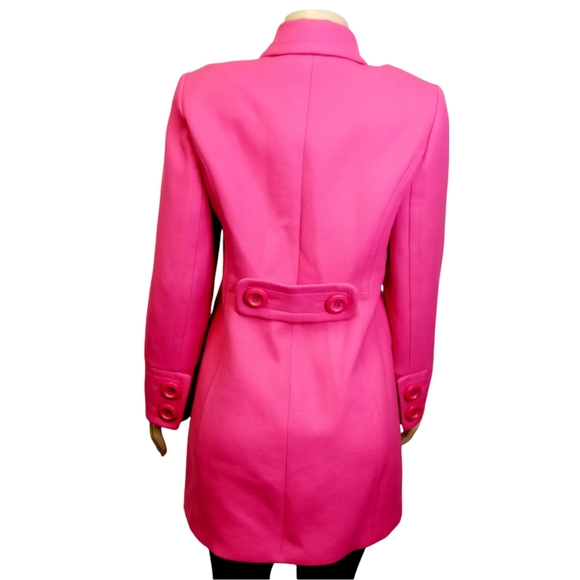 INC Petite Pink Pea Coat S - Picture 3 of 11